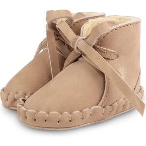 Donsje Amsterdam: Pina Classic Booties-Truffle Nubuck